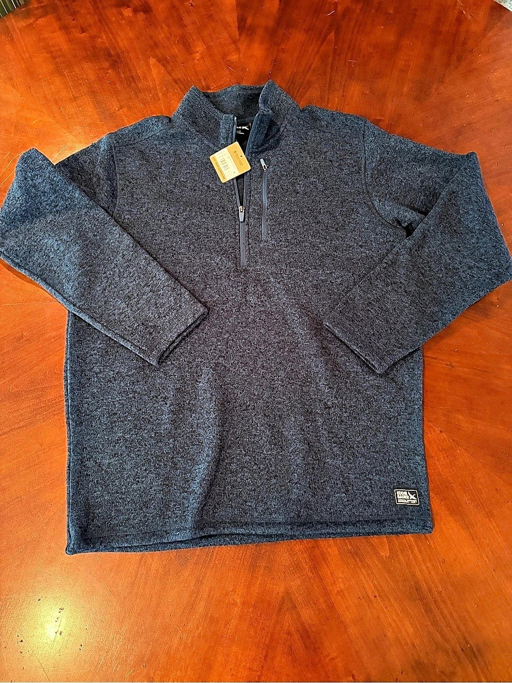 Eddie Bauer Fleece 1/4-Zip Pullover Large